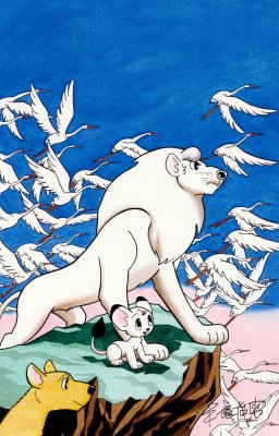Kimba - valkoinen leijona juliste